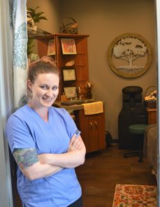 Elizabeth Sniegocki, owner and operator of Haven Massage Therapy