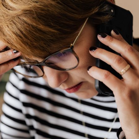 Stressed woman