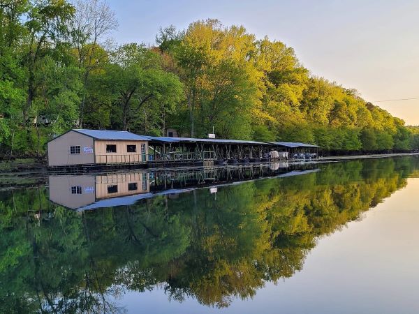 Red River Trout Dock on the peaceful Little Red River