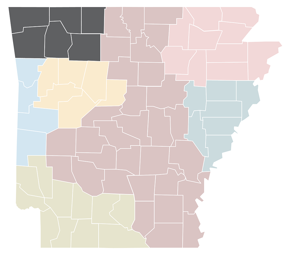 UA Fayetteville Location Map