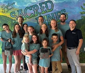 Sacred Pines owners the Spragues, the Pinners, and their lender